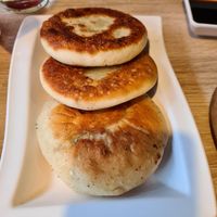 Spring onion pancakes at Nudo Noodle House in Newcastle Upon Tyne