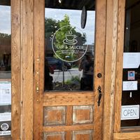 Warm entrance   at Cup & Saucer in Brevard