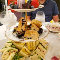 vegan afternoon tea offerings at Tipple & Rose in Princeton
