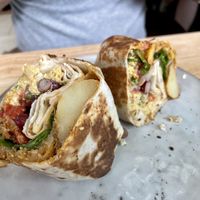 Breakfast burrito  at BRÛLÉ in Toulouse