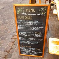 Menu at BRÛLÉ in Toulouse