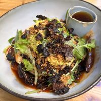 Pancakes salés au sirop d'érable  at BRÛLÉ in Toulouse