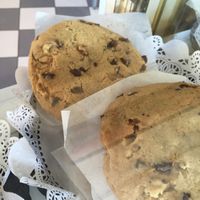chocolate cookie at Cinnamon Works in Seattle