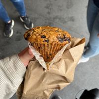 banana muffin  at Cinnamon Works in Seattle