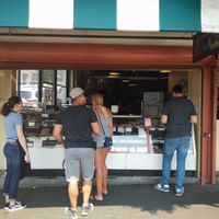 a view from the street at Cinnamon Works in Seattle