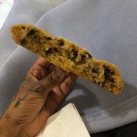 This cookie was a meal!  at Cinnamon Works in Seattle