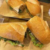The spicy and the mixed banh mi  at Chay 365  in Ho Chi Minh City
