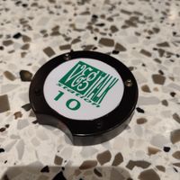 Standard food court food ready buzzer. at Nyonya Vege in Kuala Lumpur