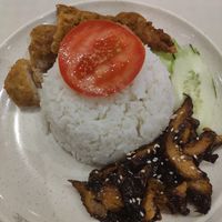 Chicken Rice at Nyonya Vege in Kuala Lumpur