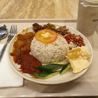 Nasi Lemak at Nyonya Vege in Kuala Lumpur