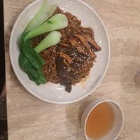 char siu pan mee at Nyonya Vege in Kuala Lumpur