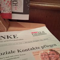 Tematica periódicos at Café Extrablatt in Darmstadt