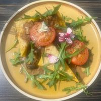 Griddled Polenta  at Oblò in Eyemouth