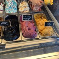 Delicious vegan ice cream  at Oblò in Eyemouth
