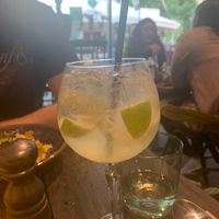 Huge spritz  at Punk Pasta in London