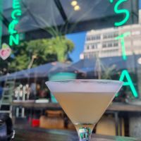 Punk fresh sour (gin-based) at Punk Pasta in London