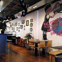 Interior at Punk Pasta in London