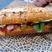 Tuna sandwich at La Veggiesseria in Tarragona