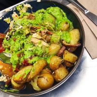 Papas al horno con tofu ahumado at Oh K-fée d'Mj in Nantes