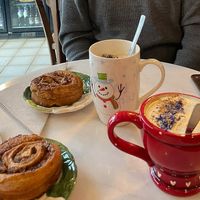 Coffee and cinnamon swirls  at Oh K-fée d'Mj in Nantes