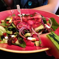 Salad with vegan feta (August 2022) at Bill's in York