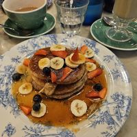 Vegan pancakes at Bill's in York