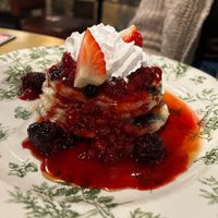 3 Stack of Vegan Berries and Whipped Vanilla Cream at Bill's in York