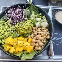 Delicious buddha bowl  at Ellies in Mayrhofen