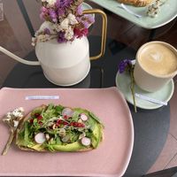  avocado toast  at Glück in Oaxaca