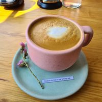 Flat white at Glück in Oaxaca