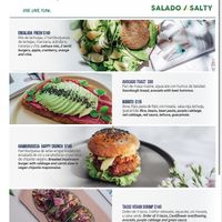 Menu as of March 2023  at Glück in Oaxaca