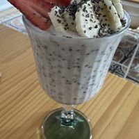 Chia pudding (not too sweet)  at Glück in Oaxaca
