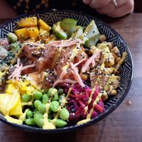 Poke bowl at Kanu Poké in Shrewsbury