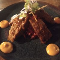 Cow Kanu Skewers at Kanu Poké in Shrewsbury