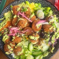 Popcorn ChicKanu at Kanu Poké in Shrewsbury