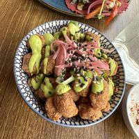 Popcorn chicken  at Kanu Poké in Shrewsbury