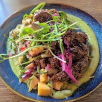 Crispy cow kanu botanical salad - gorgeous! at Kanu Poké in Shrewsbury