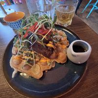 Chick’n waffle  at Kanu Poké in Shrewsbury