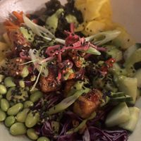 Tofu teriyaki poke bowls  at Kanu Poké in Shrewsbury