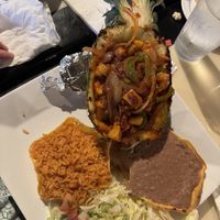 Vegan Pineapple with Jackfruit   at Poco Loco in Toledo