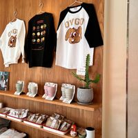 They have cute merchandise sad well  at OVGO B.A.K.E.R. - Meiji st. in Tokyo