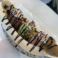 Banana split   at OVGO B.A.K.E.R. - Meiji st. in Tokyo