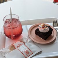 Brownie, Soda and Cherry cookie at OVGO B.A.K.E.R. - Meiji st. in Tokyo