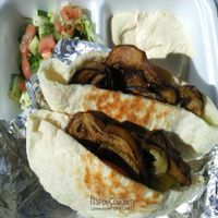 Eggplant Sandwich at Aladdin Pita in Merrillville