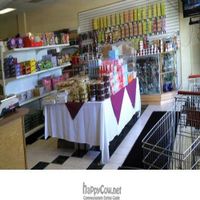 small middle eastern grocery market at Aladdin Pita in Merrillville