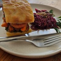 Sandwich with vegetables and pesto at Full-Fill in Koh Lanta