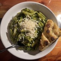 Vegan pesto…and yeah. It was as good as it looks🤤  at Renee's Organic Oven in Tucson