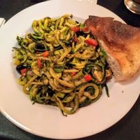 Pesto zoodles at Renee's Organic Oven in Tucson