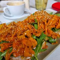 Möhrenlax getäuchert - Go vegan at Batela in Saarbrucken