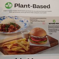 These are the 2 plant based options at The Coffee Club in Ao Nang